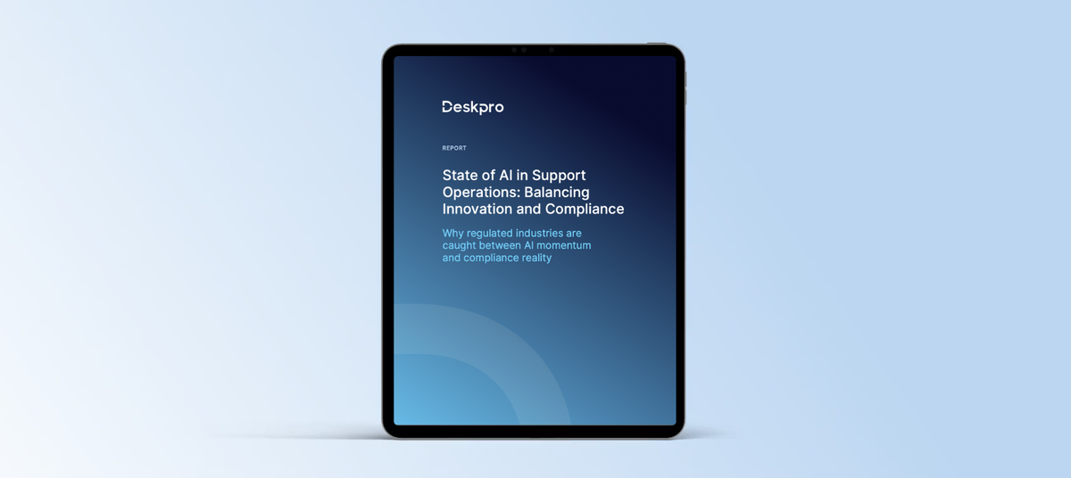 New Study Reveals Tech Leads AI Adoption in Support Operations at 92%; Regulated Industries Only at 58% Due to Compliance Constraints